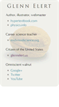 Mobile Screenshot of glennelert.us