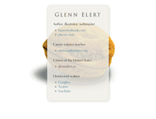Tablet Screenshot of glennelert.us